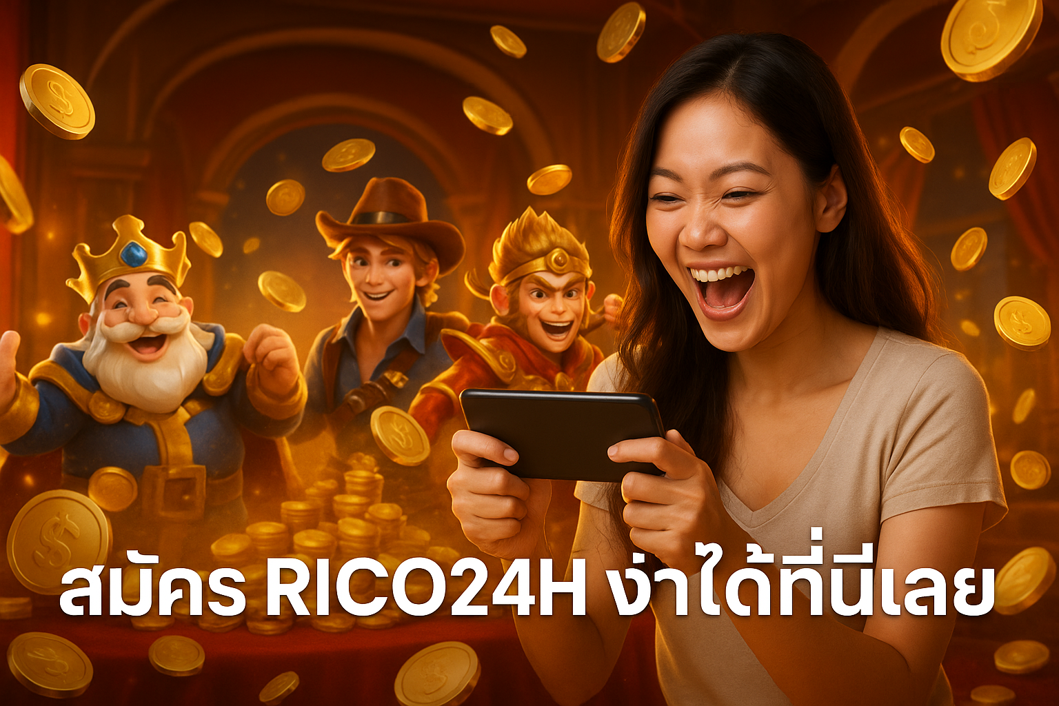 สมัคร RICO24H ง่ายๆ ได้ที่นี่เลย